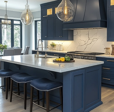 nice kitchen with a granite countertops